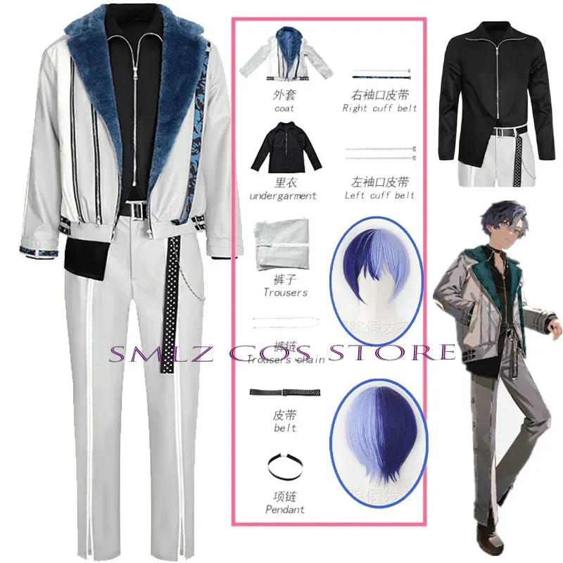 

Flame Aoyagi Toya Cosplay Game Project Sekai Anniversary VBS Aoyagi Toya Uniform Wig Set Anime Cosplay for Party Sing