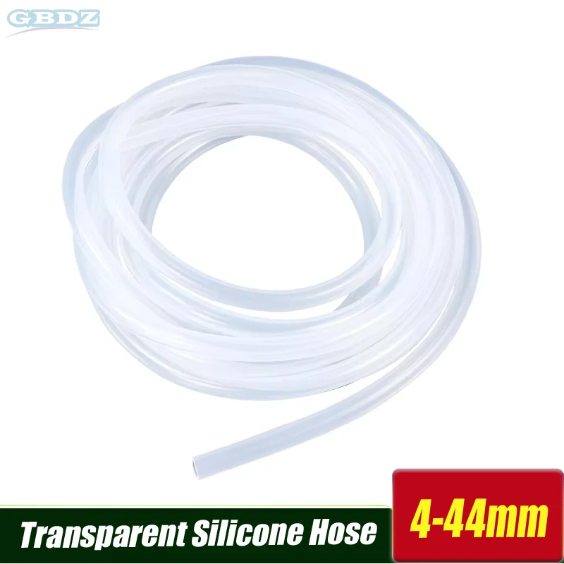 

1M/5M/10M Transparent Silicone Hose Silicone Rubber Hose Unscented Food Grade High Temperature Hose 4/6/8/10/12-44mm