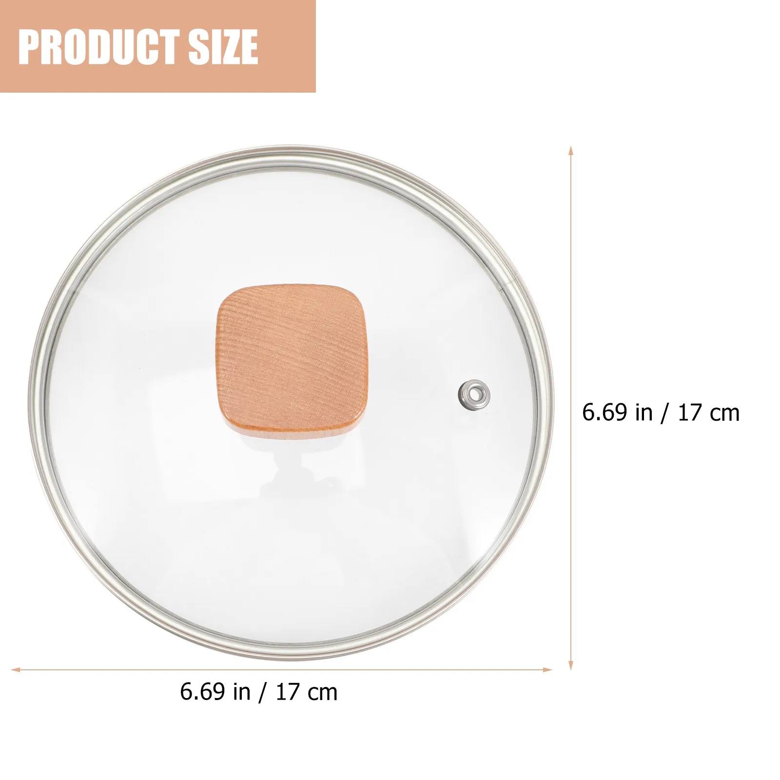 Tempered Glass Cookware Lid – Universal Heat-Resistant, Dishwasher Safe, Steam-Retaining, Clear Viewing Lid