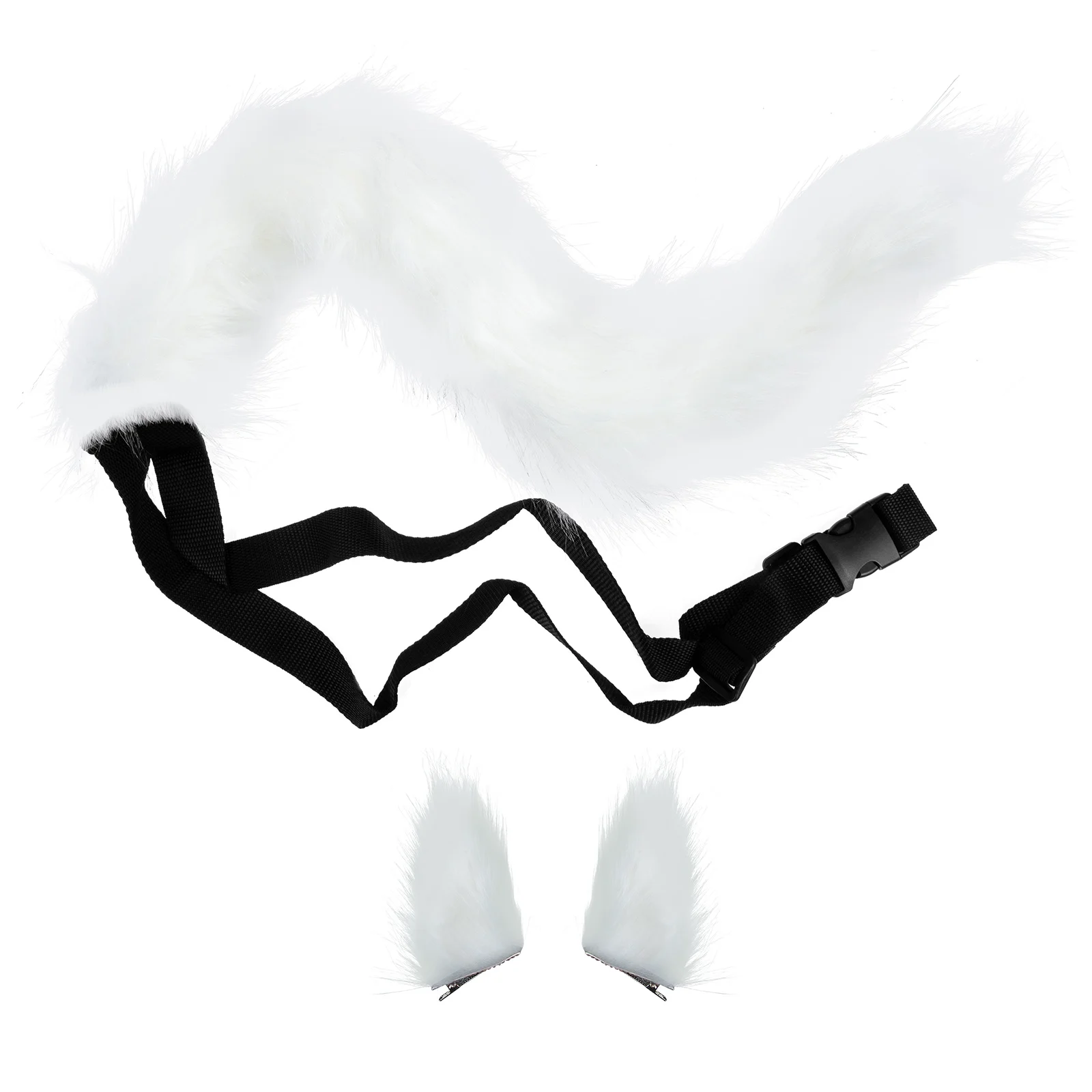 

1 Set Wear-Resistant Cosplay Tail Furry Adorable Lovely Costume Party Supply Accessories Durable Design Perfect Decoration For