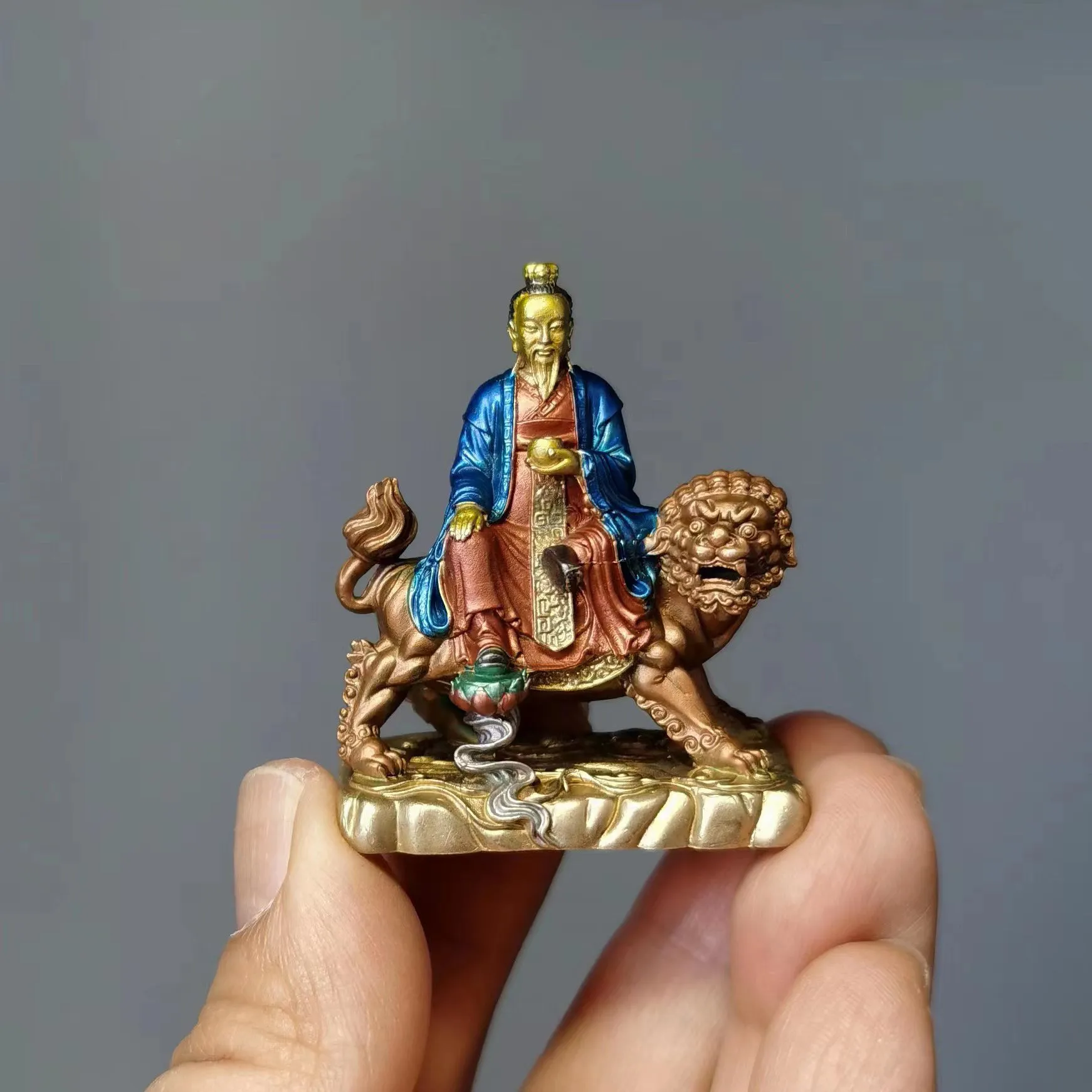 Taoist Pure Brass Taiyi Zhenwu Sanqing Guan Gong Zhong Kui Zhao Gongming Shuai Lei Zu Puhua Tianzun