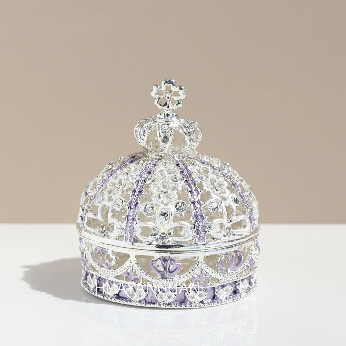Crown Earrings Ring Storage Box Wedding Jewelry Box Gift Exquisite High-end Box
