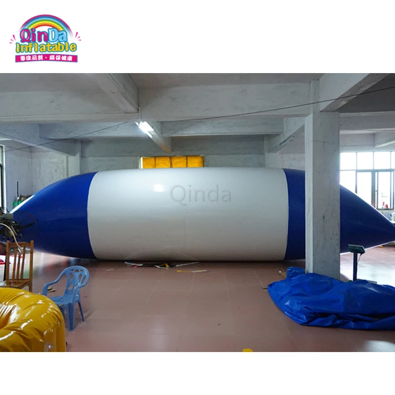 Water Funny Games Inflatable Water Jumping Pillow Catapult Blob For Amusement Parks