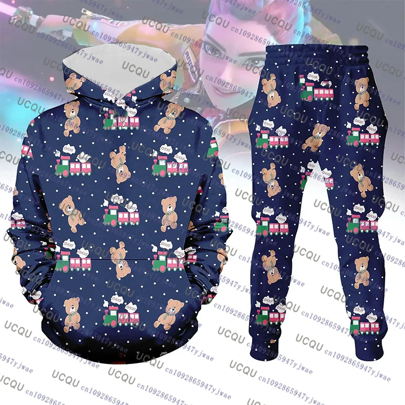 

KPop Demon Hunters толстовки 2025 модный медведь с 3D принтом повседневная мода с длинным рукавом на осень-зиму модный свитшот пуловер