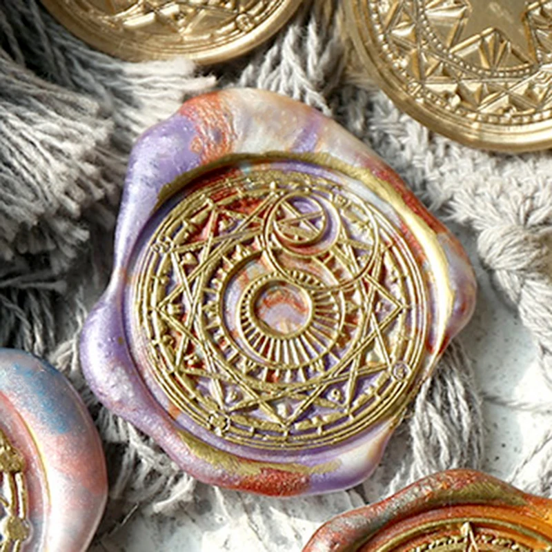 Nouveau 30mm sceau de cire timbre tête en laiton 3d tableau magique feu peinture sceau jouet album à faire soi-même enveloppe lettre cadeaux sceau de cire