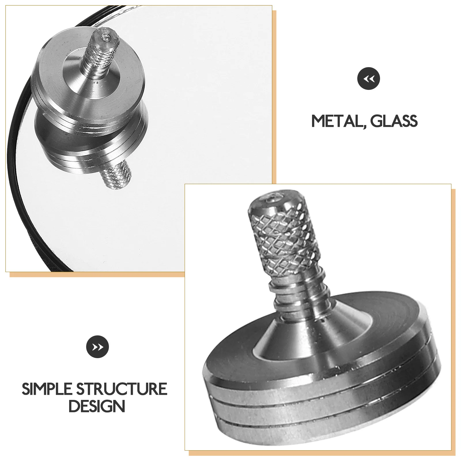 

1 комплект, металлический гироскоп, портативный стол, вращающийся, забавные игрушки для декомпрессии рук и глаз, металлическая игрушка-гироскоп