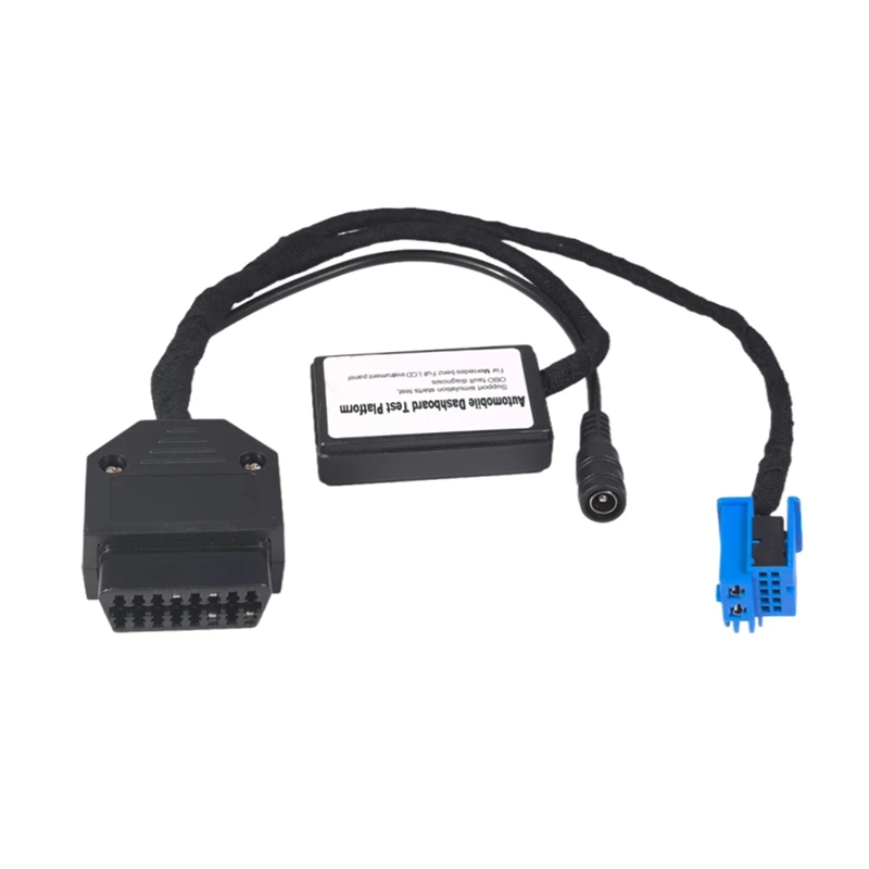 Super Sale Automobile Dashboard Test Platform Cable for Benz W205 W213 W253 W164 Full LCD Instrument Panel Simulation Start Test
