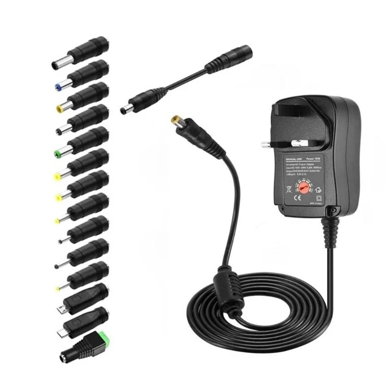 

W91A Universal 30W Adapter Switching Power with 14 Selectable Adapters