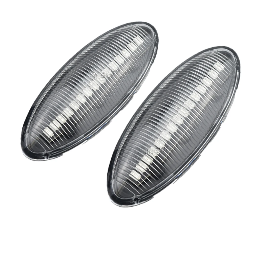 2X สําหรับ Toyota Yaris COROLLA Auris Mk1 E15 RAV4 Mk3 แบบไดนามิกไฟเลี้ยว LED Side MARKER ไฟ Sequential ไฟกระพริบ 2pcs