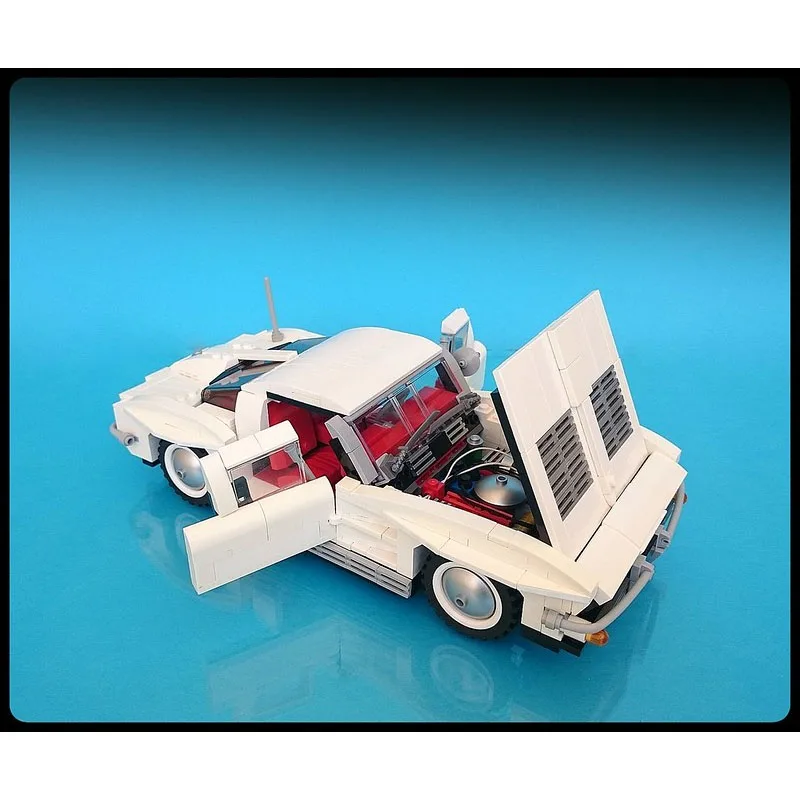 MOC-22102 New Iconic 90s Supercar Racing Building Block Model, 862 Parts, MOC Creative Boys' Children's Birthday Toy Gift