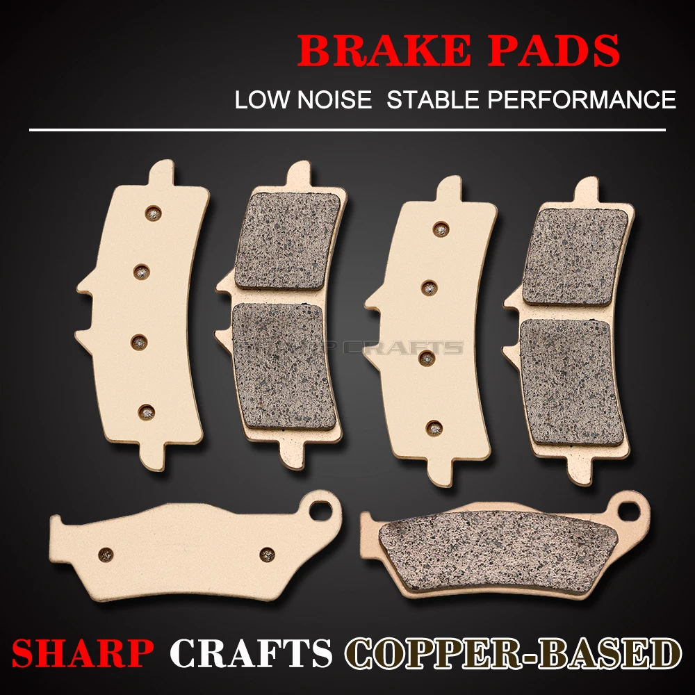 Motorcycle Copper Based Metal Sintering Front Rear Brake Pads Brake Disc Set For DUCATI MTS 1260 S MTS1260 2018 2019 2020 18 19
