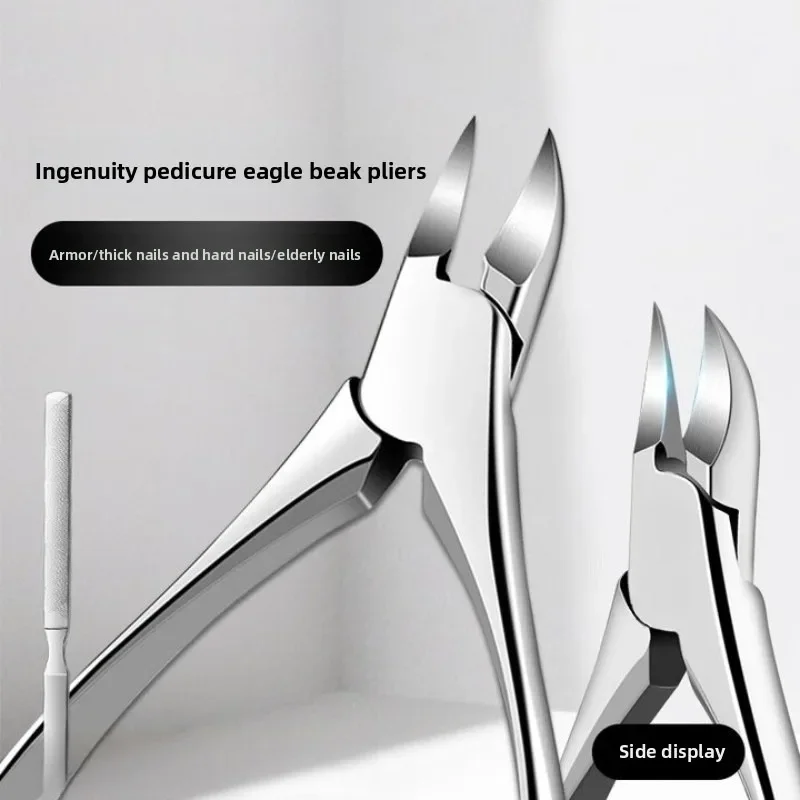 Nail clipper for nail groove gray thick hard nail trimming toenail artifact tool