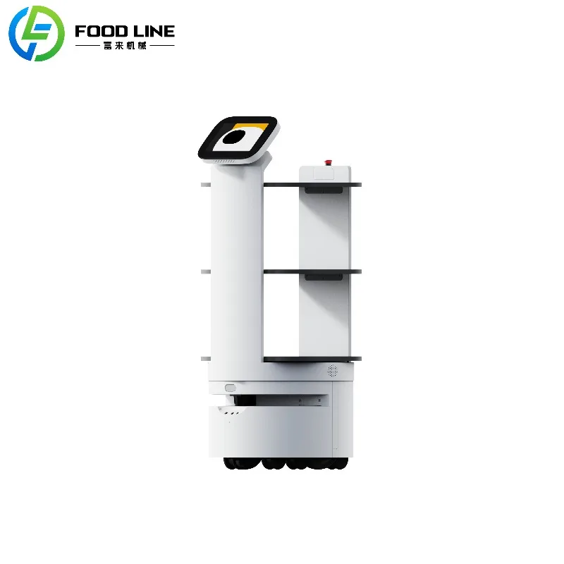 نظام توصيل صينية الطعام الأوتوماتيكية لروبوت تقديم المطاعم الذكي للفنادق وأعمال تقديم الطعام