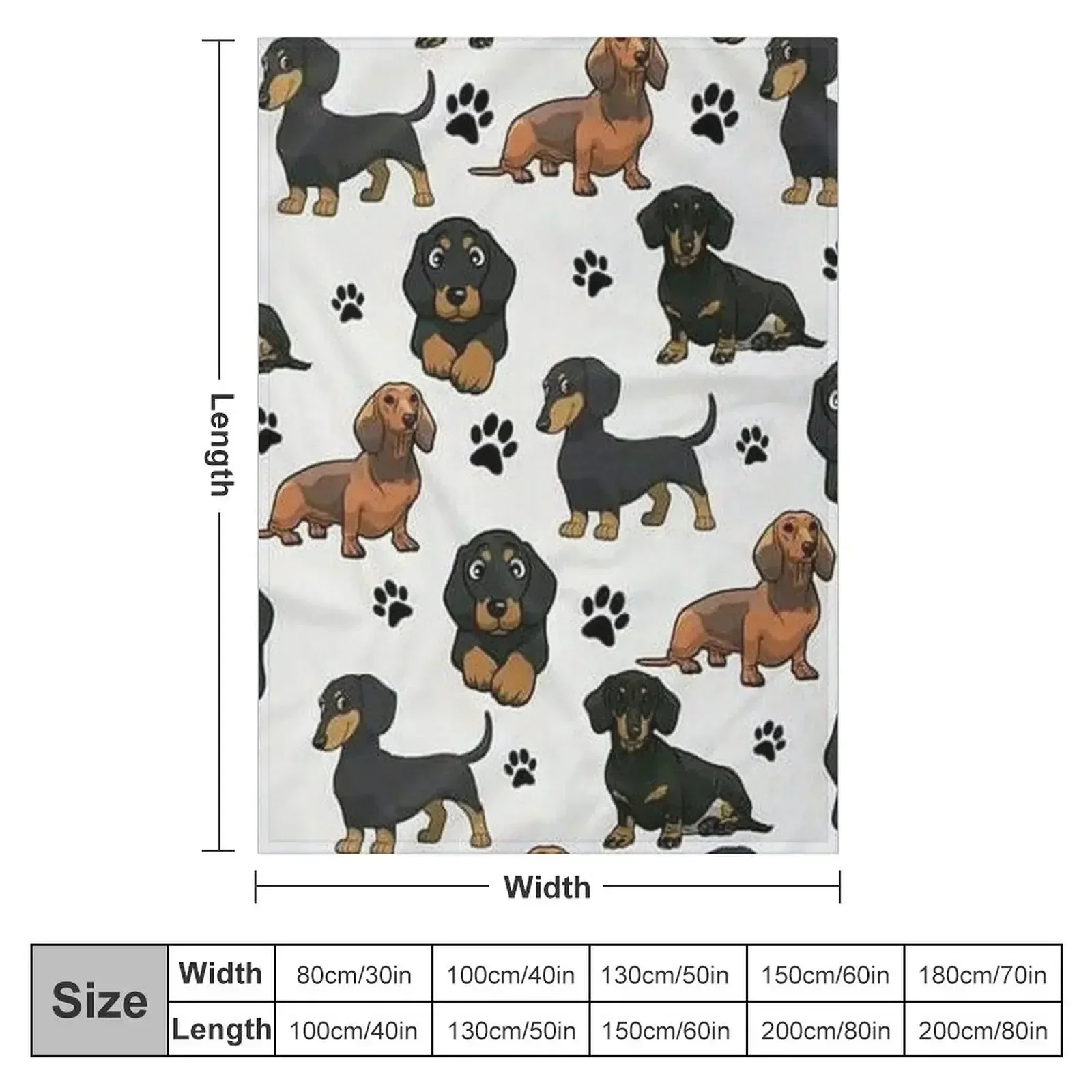 Dachshund Dog cartoons cute Throw Blanket Single Sofa Throw Flannels Weighted Blankets