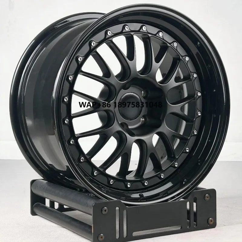 

3 Piece 5x130 E88 Wheels 19 20 21 Inch Rims Alloy Sliver Black Step Lip Wheel Rim