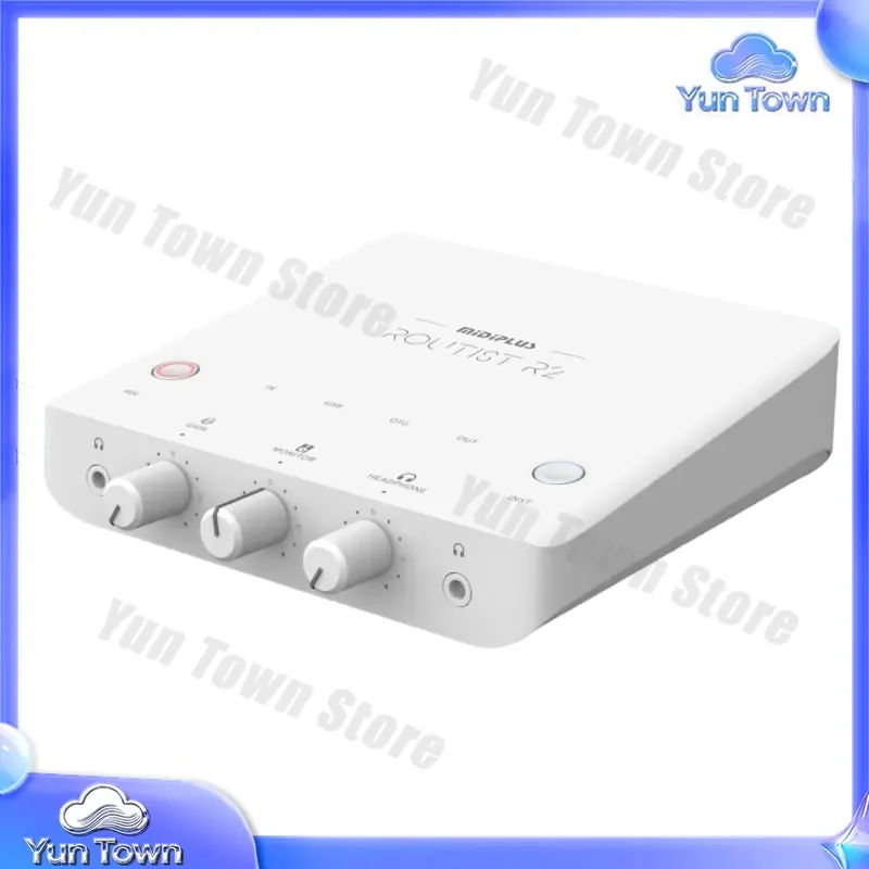 Routist R2 for USB Audio Interface for Studio Live Streaming for Podcasting for Gaming for Music Production for Home