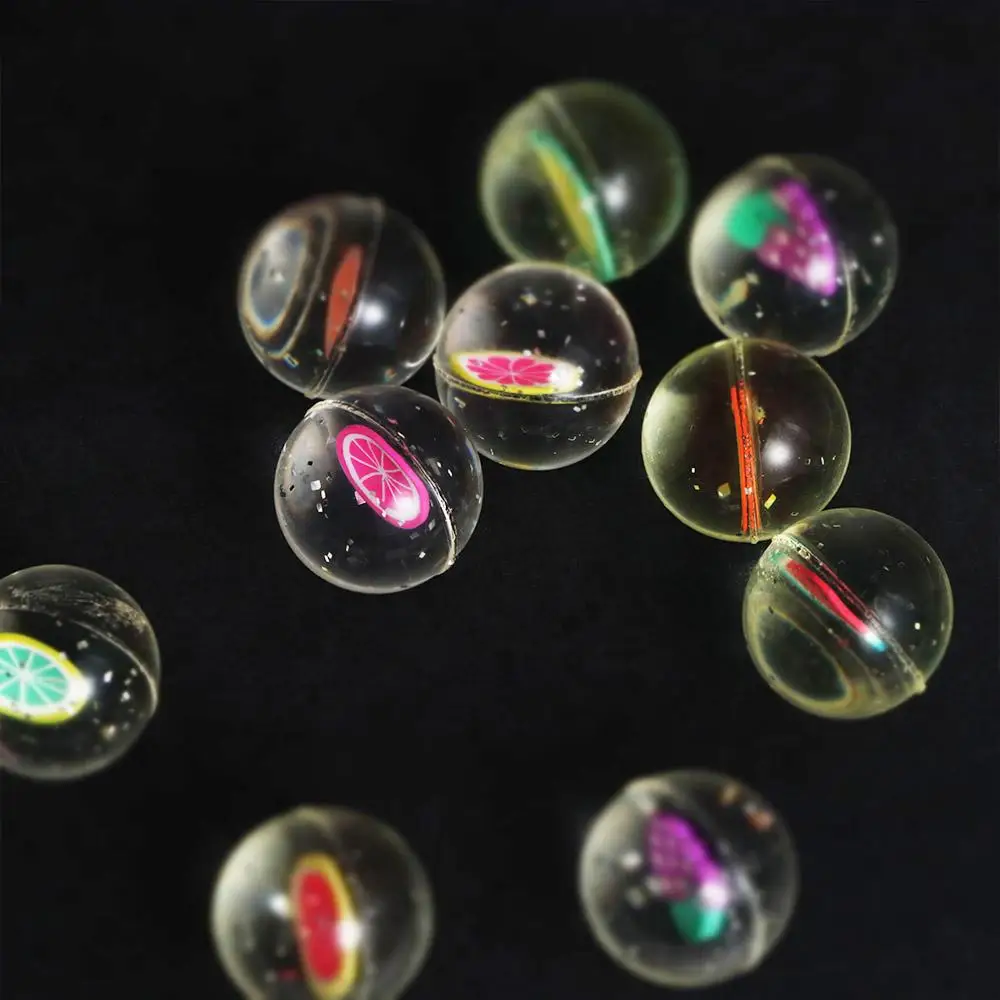 Gift Juggling Floating Clear Bath  Bouncing Balls Jumping Balls Bouncy Balls Fruits