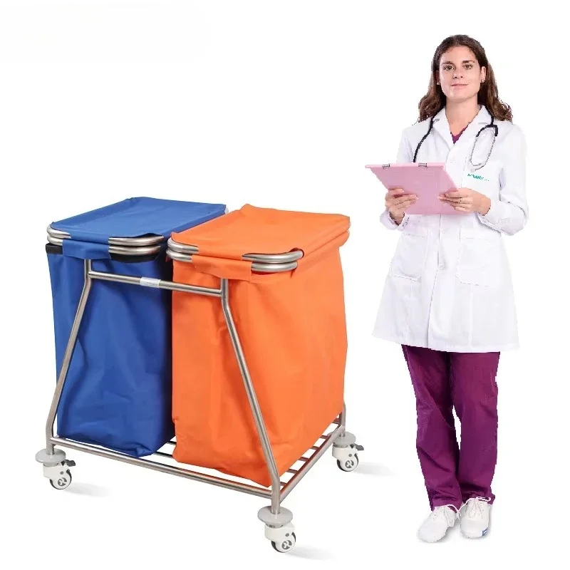 

Stainless steel medical dressing cart for hospitals, convenient, practical and durable
