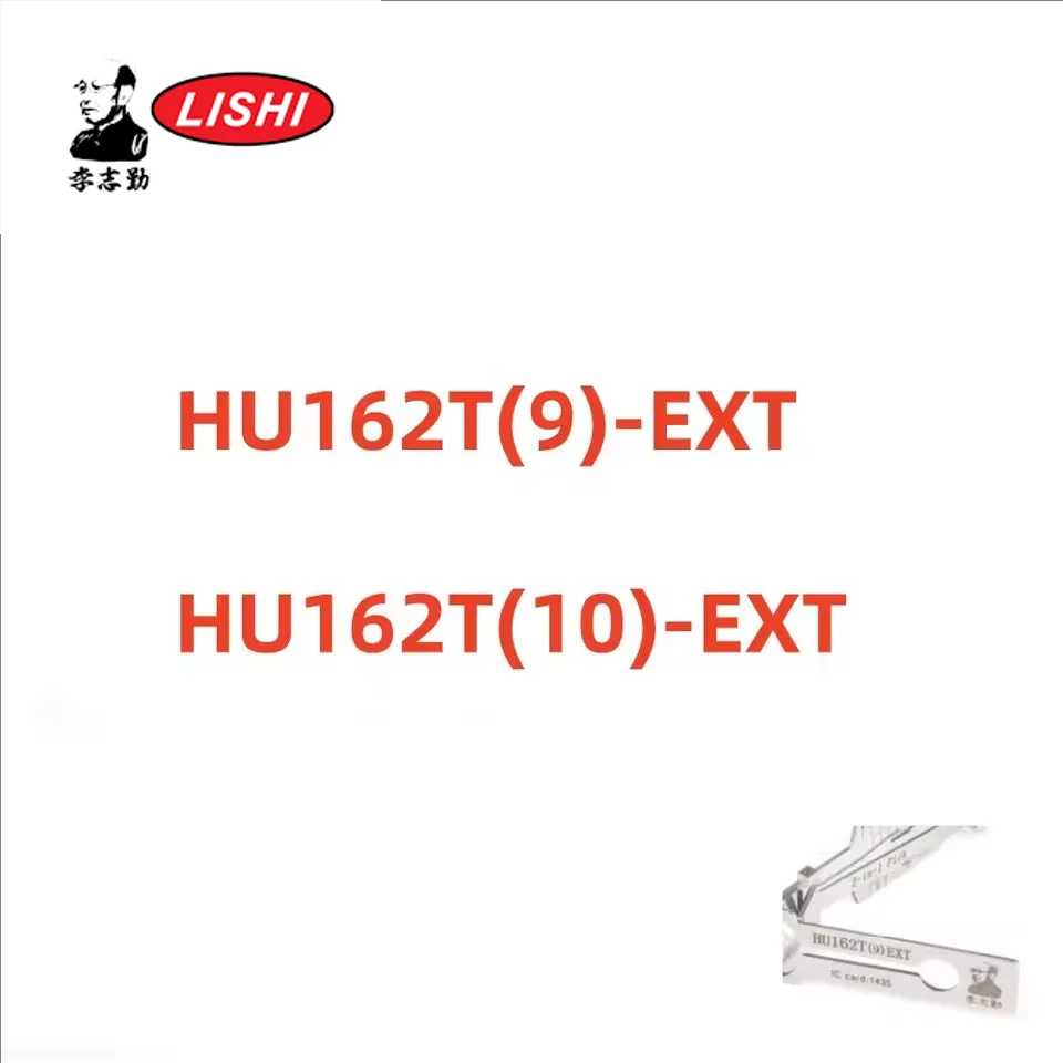 2025 New Lishi HU162T(9)-EXT 2in1 Decoder and Pick for VAG2015 cut extended length as well as a cutaway panel