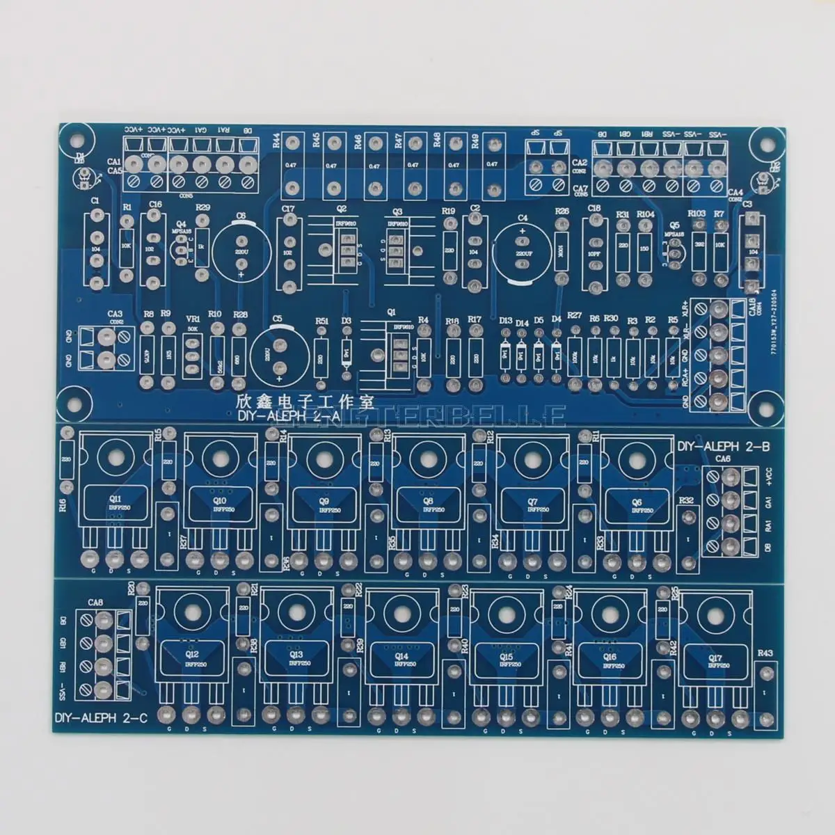 ALEPH 2 A2 Pure Class A Mono Power Amplifier Board PCB Based on Nelson Pass Audio Amp