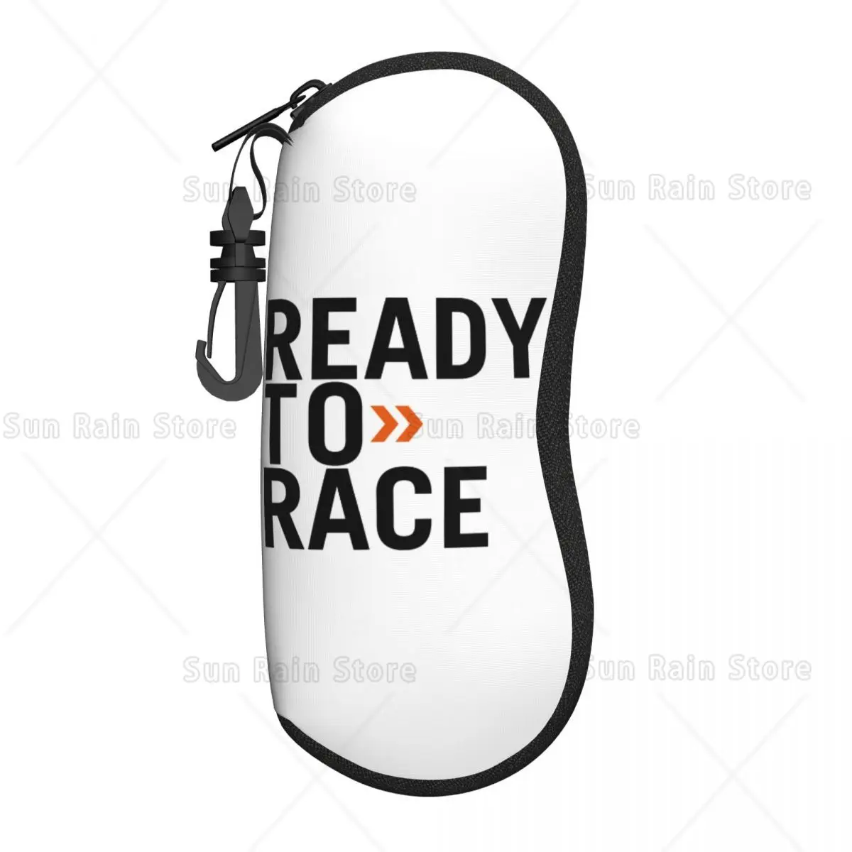 Custom Ready To Race Eyeglass Glasses Case Women Men Soft Racing Sport Motorcycle Rider Sunglasses Protective Box