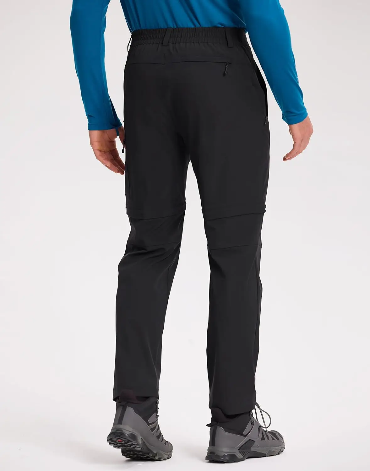 Pioneer Camp Mens Convertible Hiking Pants Quick-Dry Water-Resistant Lightweight Zip-Off Outdoor Cargo Pants Fishing Travel - view 4