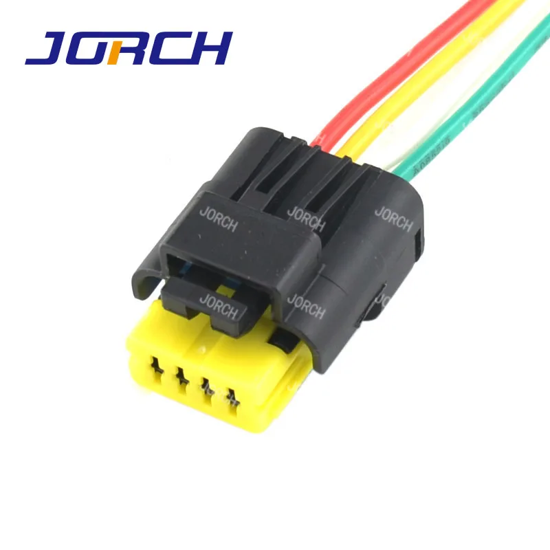 4 Pin Female1.5mm Waterproof FCI Electrical Plug Auto Wire Harness Connector 211PC042S4021 for Pressure Oxygen Sensor