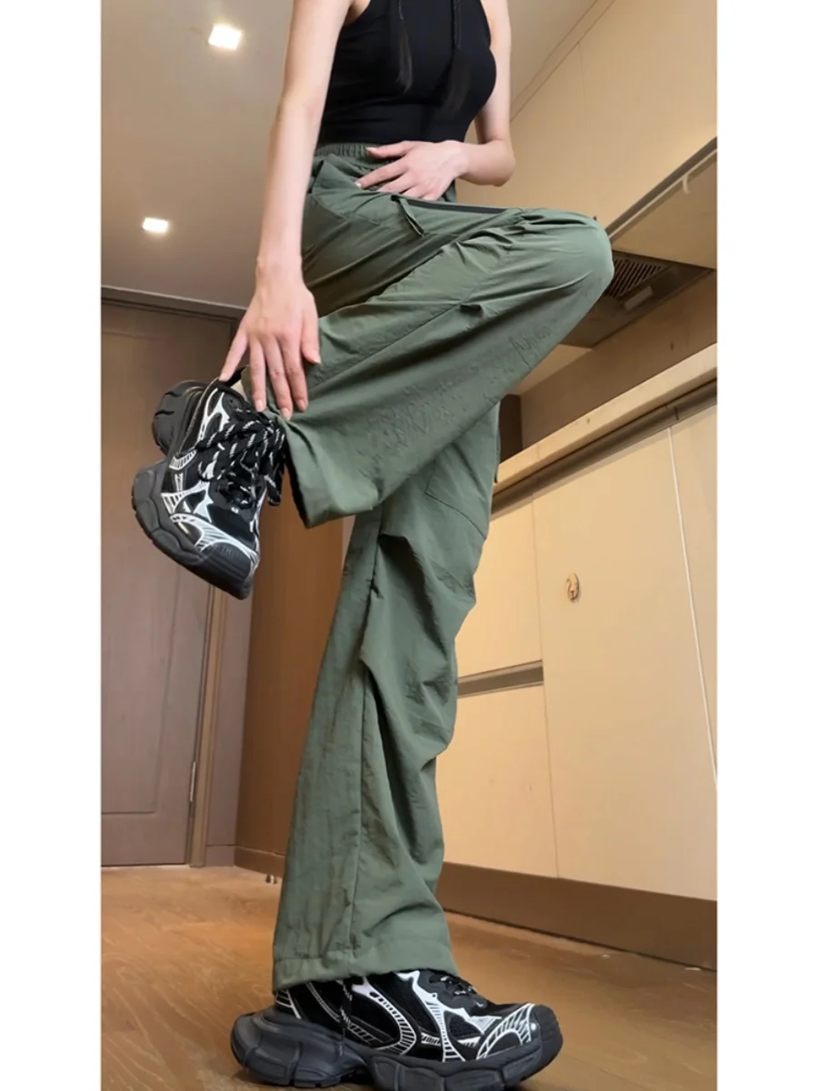 كوي جاف مستقيم الساق العمل السراويل العسكرية الصيف المشي لمسافات طويلة مقاوم للماء تسلق الجبال Utili السراويل الأمريكية Sle P... #4