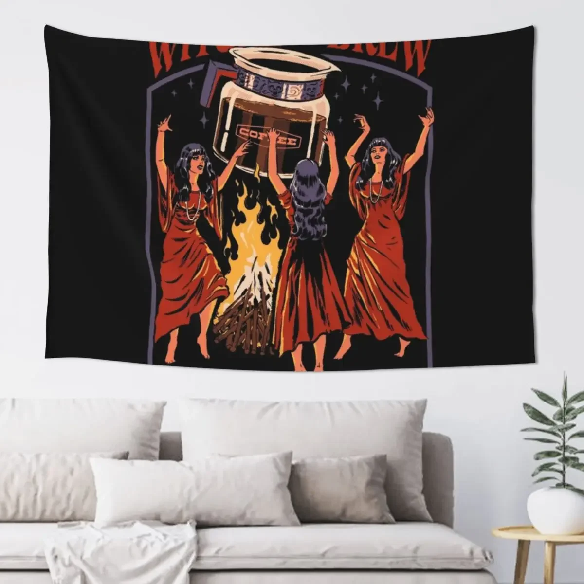 Witches' Brew Tapestry Decorative Wall Murals Room Decoration Accessories Wall Art Home Decorations Tapestry