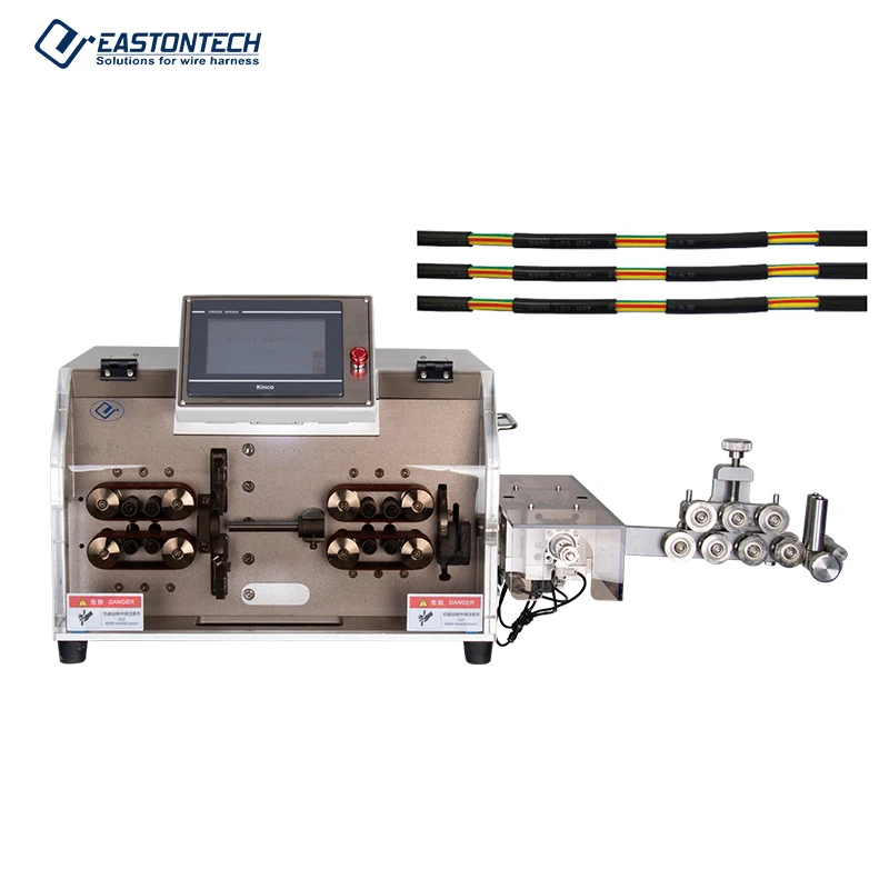 1-30mm2 MAX.11 Cores Automatic Multi-core Sheath EW-05F+M Wire Jacket Cable Shielded Wire Middle Stripping Machine Window