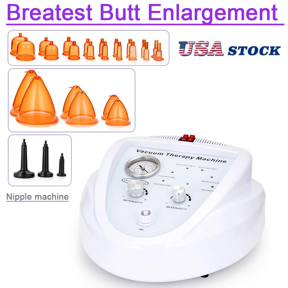 

2024 New Breast Enhancement Butt Lift Machine Cups Suction Lifting Therapy Buttocks Pumping Anti Sagging Lymphatic Drainage -2