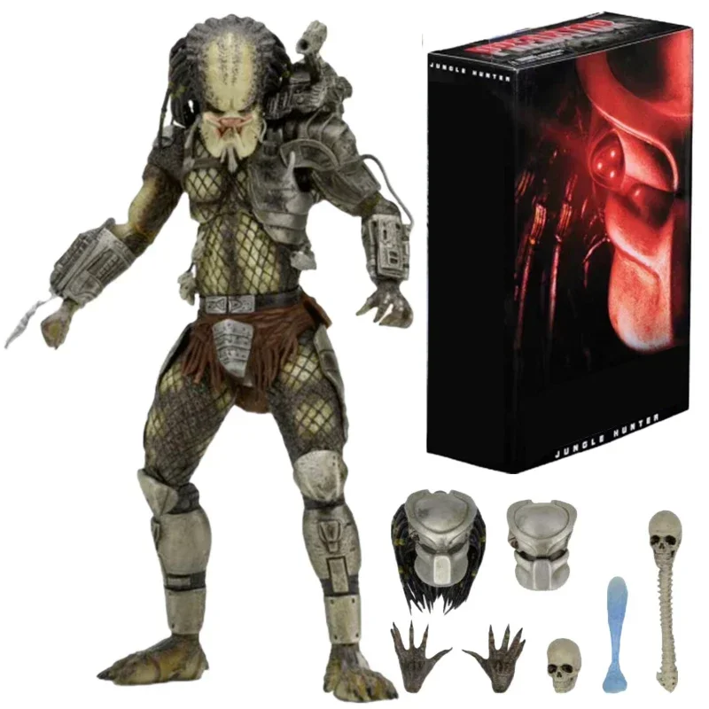 NECA Predator Ultimate Jungle Hunter Movable Action Figurine 7 Inch Model Figure Gift Collection