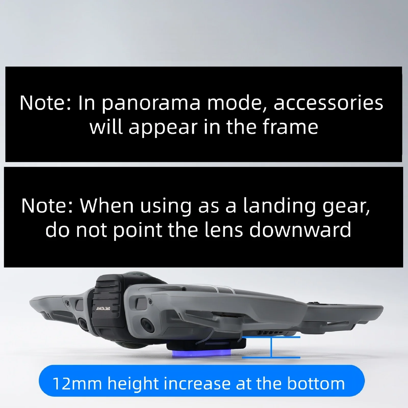 

For DJI AVATA 360 Spotlight Color-Changing Illuminated Landing Gear Photography Accessory