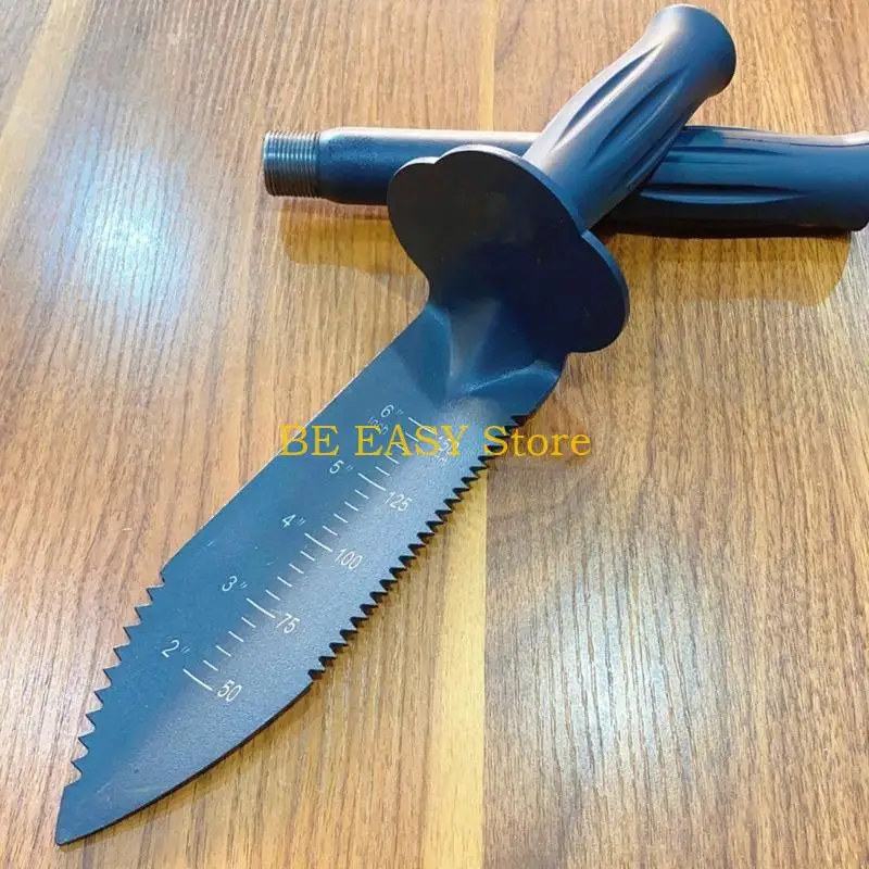 E28F Stainless Steel Shovel Backpacking Shovel for Gardening and Camping Enthusiasts