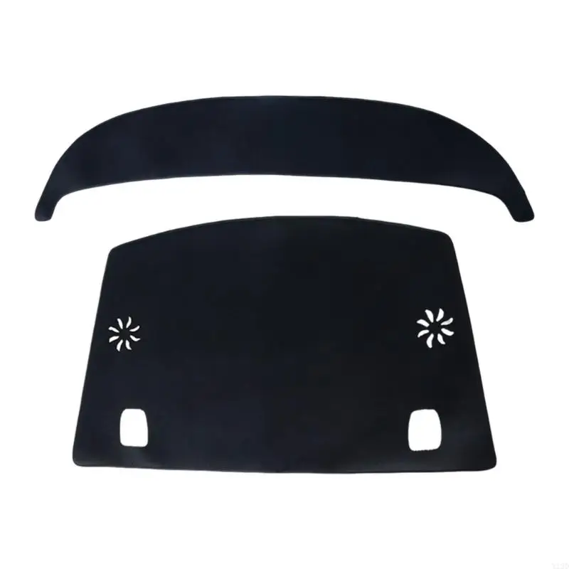 

Nonslip Premium Flannel Dashboard Cover For Vehicle Anti Glares Sunshade Mat With Nonslip Backing Protects From Heat X13D