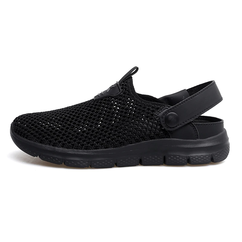 Women Mesh Slipper Summer Walking Shoes Loafers Outdoor Light Flats Black Breathable Sports Sneakers Soft Comfortable Size 35-43