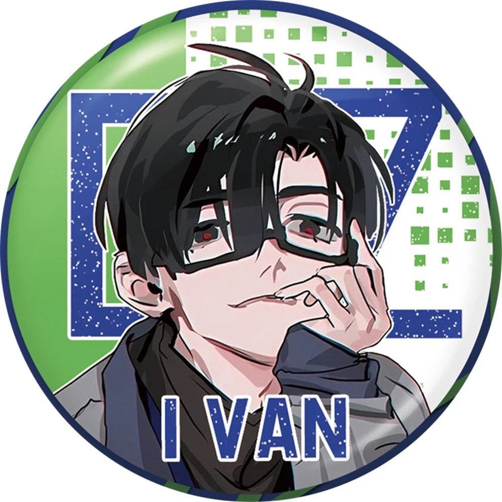 58 ミリメートルアニメエイリアンステージ IVAN TILL コスプレ衣装バッジピン SPTE ブリキブローチ ﻿