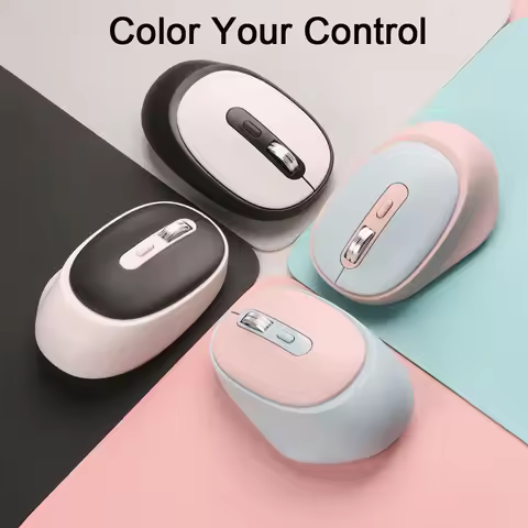 2.4G Wireless Mouse Portable Laptop Mouse Mobile Optical Office Mouse Adjustable DPI Levels for Notebook PC Laptop MacBook