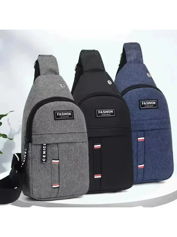AliExpress NONE Men's Waterproof Large Capacity Fanny Pack Adjustable Strap Casual Crossbody Waist Bag For Outdoor Travel Running Hiking Cycling
