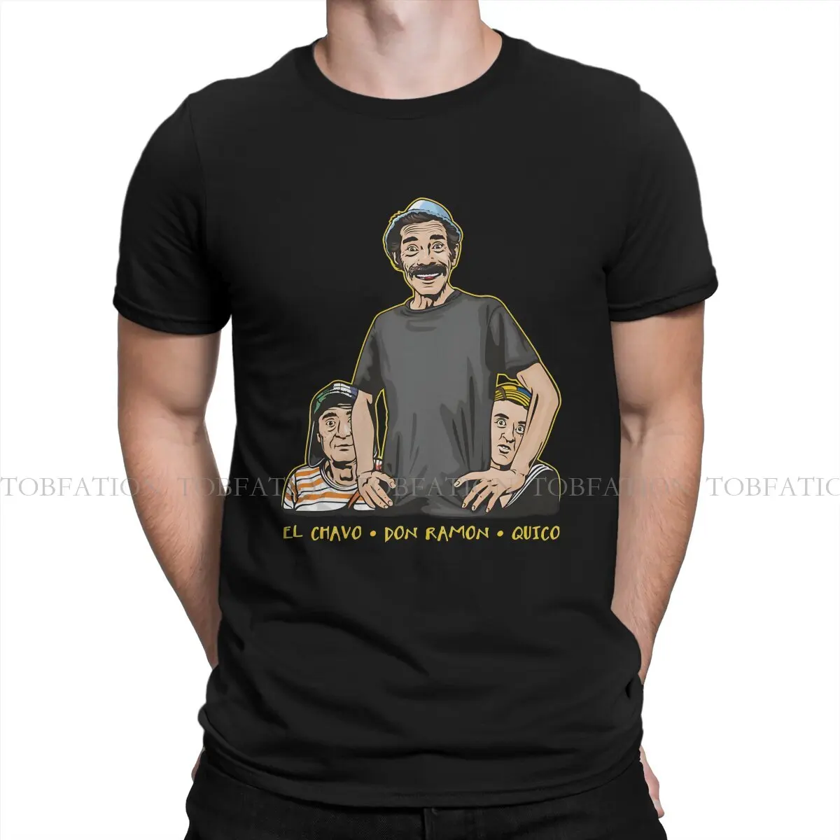 Camiseta con estampado de El Chavo Del Ocho para hombre, ropa alternativa Vintage de verano, 100% algodón