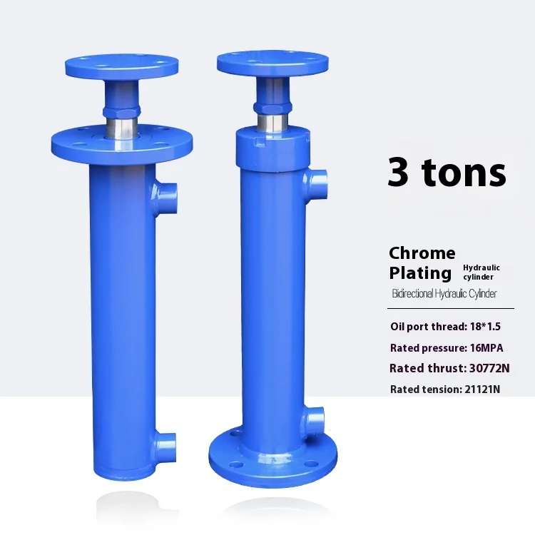 

Custom 3 Ton Flange Hydraulic Cylinder Single Two-Way Non-Standard Oil Top Cylinder HSG50 2500mm Maximum Direct Manufacturer