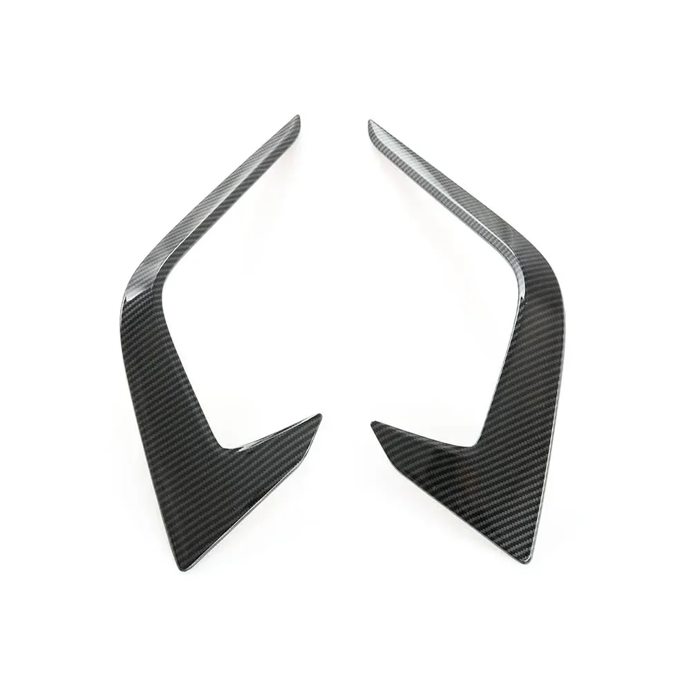

For Honda Civic 11Th 2021-2022 Auto Front Bumper Fog Lamp Eyebrow Cover Trim ABS Car Wind Knife Exterior Modification Sticker