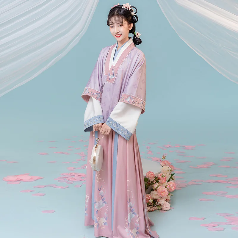 Classic Embroidery Costume Cosplay Girl Hanfu Dress Ancient Chinese Traditional Fairy Performance Clothes Women Stage Dance