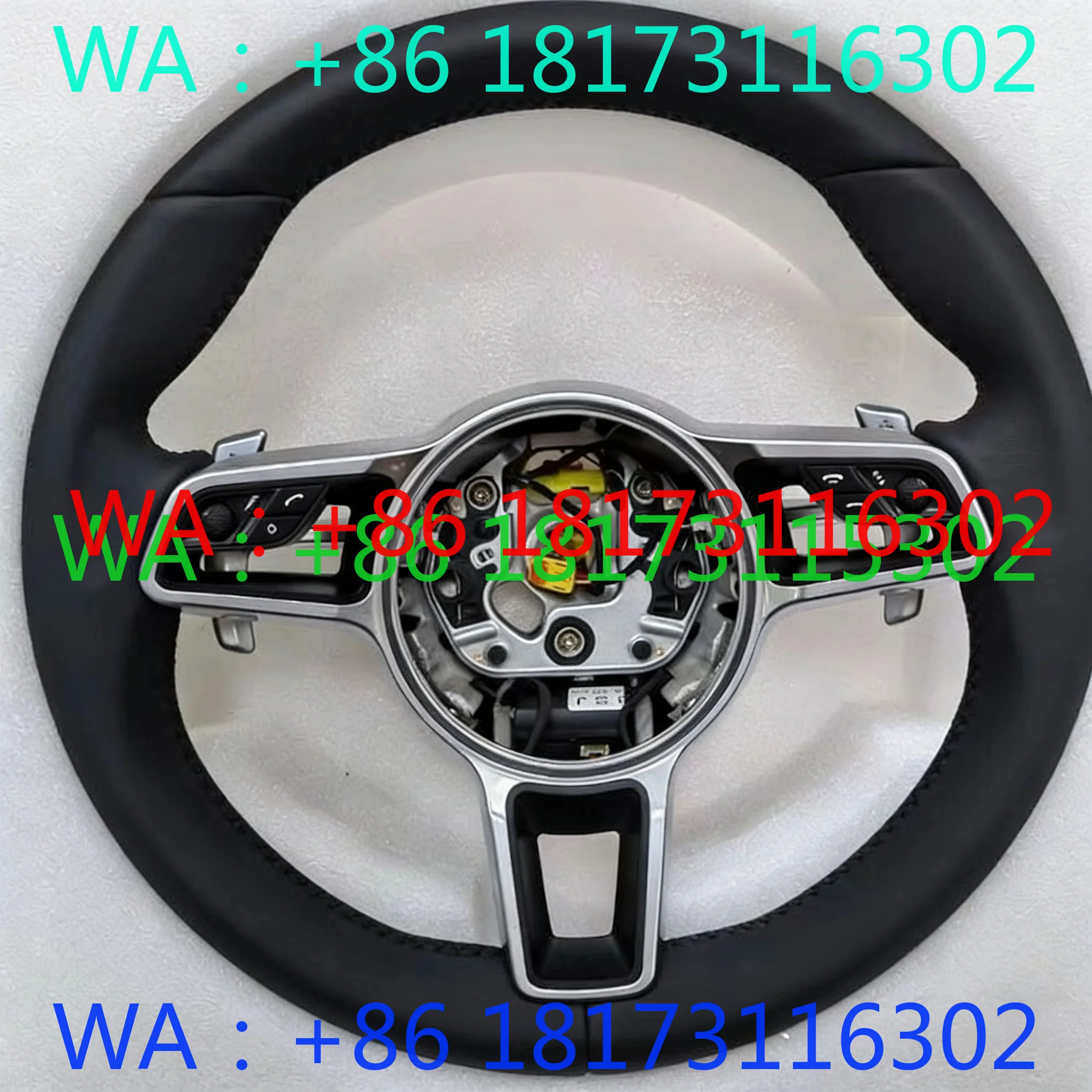 

Factory Bestseller Premium Tan Leather Sports Steering Wheel for Cayenne Panamera Macan