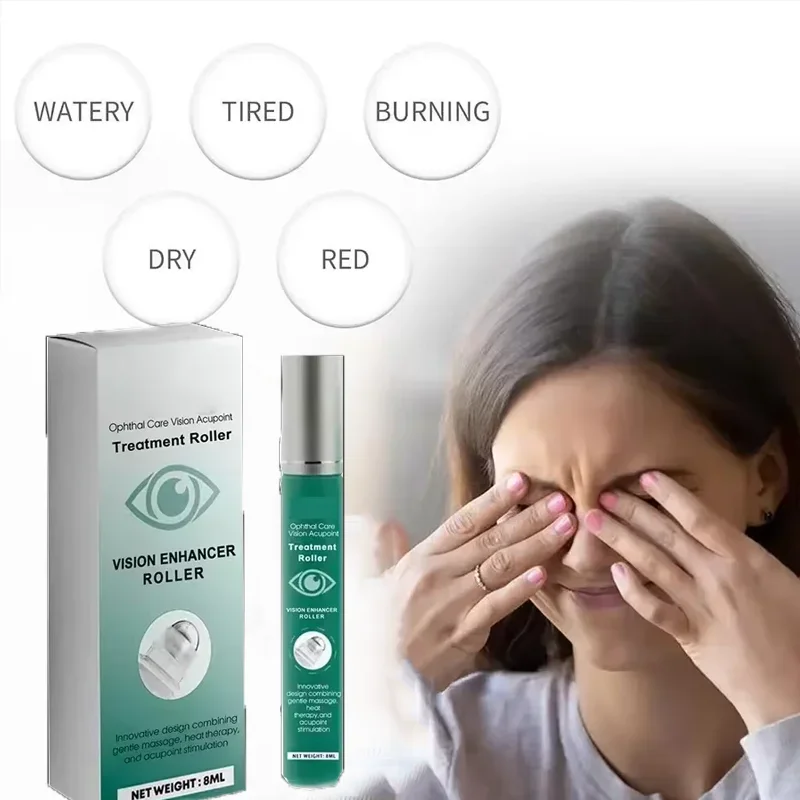 Eye Drops Relieves Eyes Discomfort Blurred Eyes Sore Eye Care Itchy Relax Dry Swelling Massage Clean