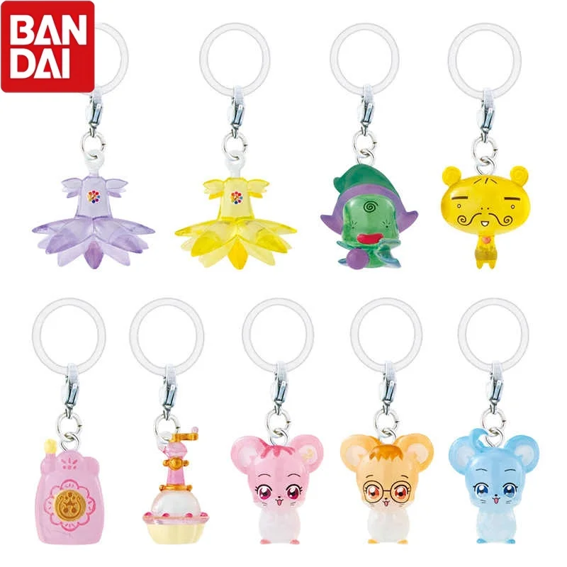 

Bandai Original Gashapon Little Witch Doremi Charm Anime Keychain P5 Stamp Charm Pendant Cute Collectible Toy for Bag Decor Gift