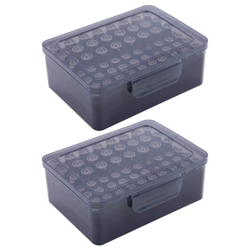 Organizer Case for AA AAA Batteries Stores 24 AA and 30 AAA Shock Resistant Moisture Proof PP Material Compact Dimensions