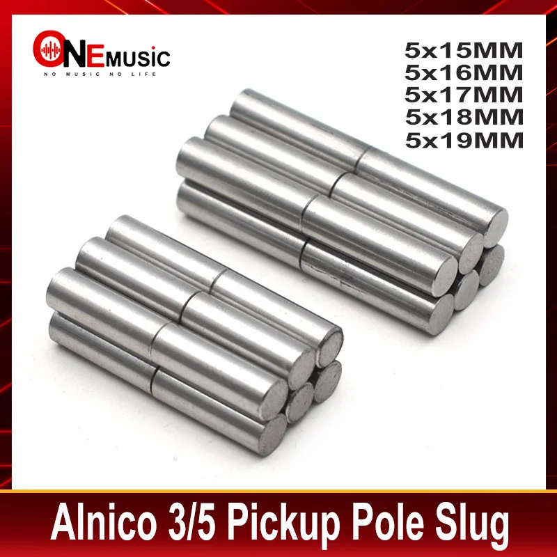 

100 шт. Пикап для электрогитары Alnico 5/3 Polepiece Slug Pole Slug /Pickup Magnet Slug Rod 15/16/17/18/19/25 мм