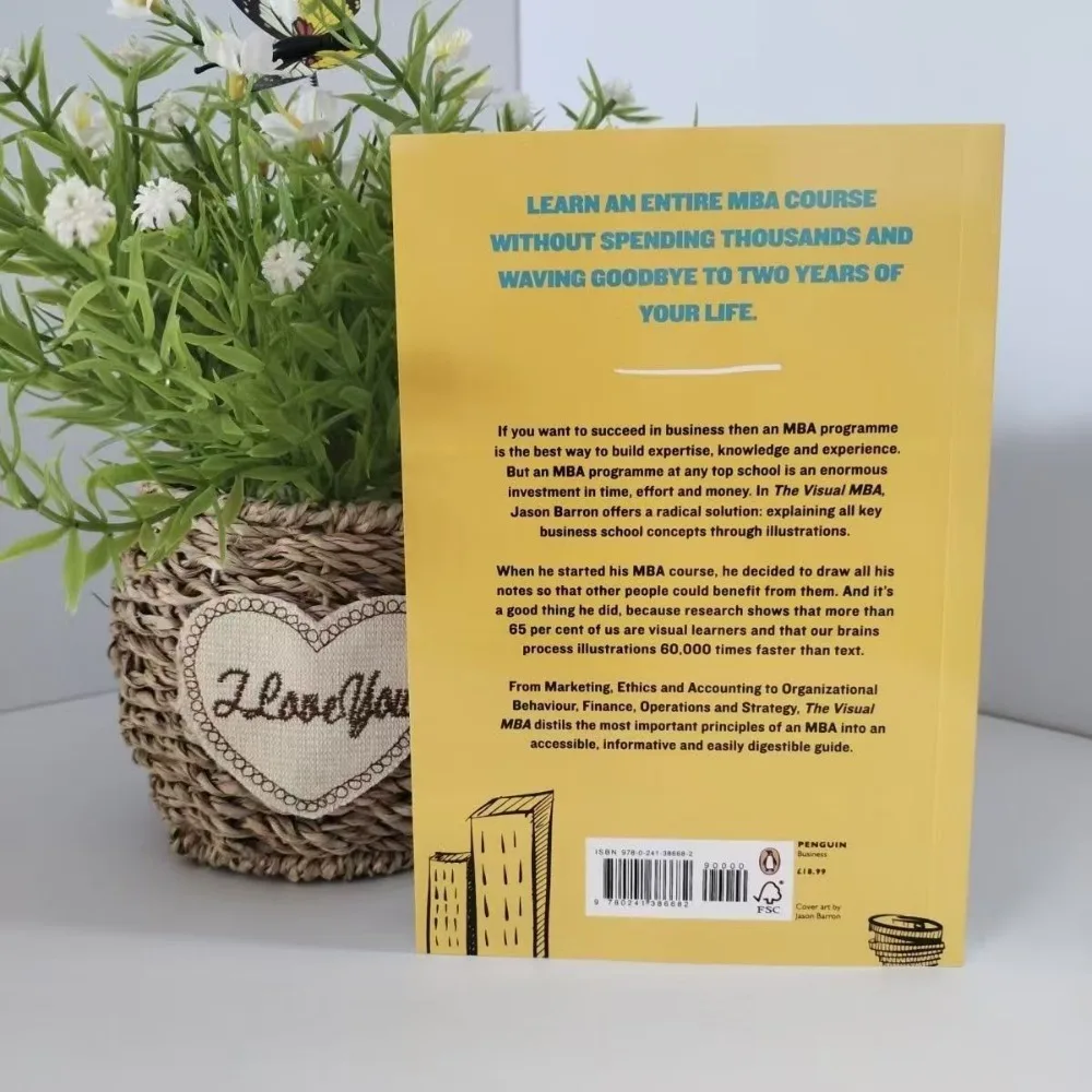The Visual MBA Business Professionals Students English Paperback Practical Core Visual Business Guide Free Shipping