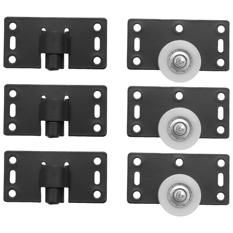 8Sets Schuifdeur Wielen Rollen Katrollen Lopers Voor Kast Garderobe Kast Soepel & Mute Nylon Wielen